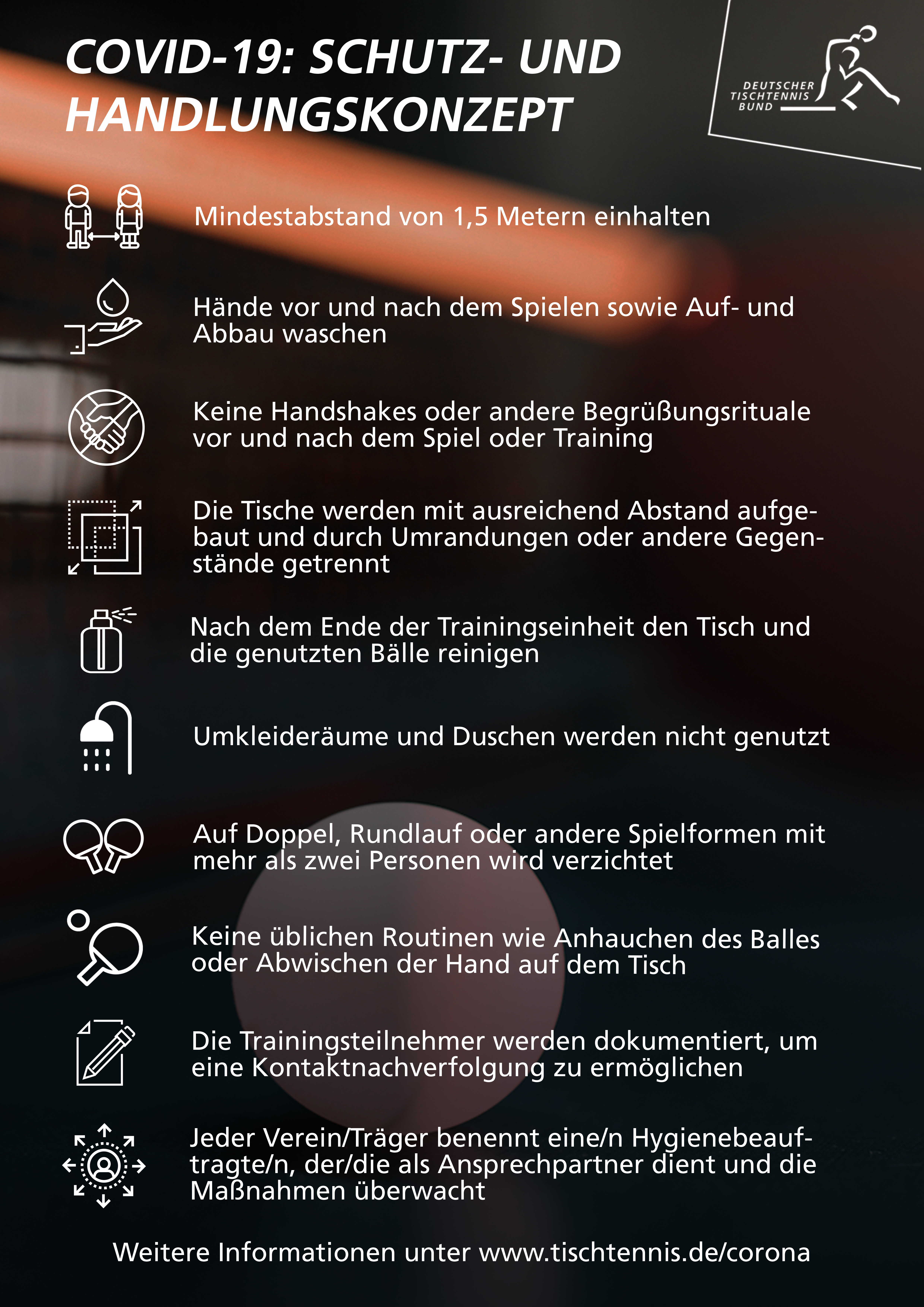 Flyer und Aushang für Sporthalle